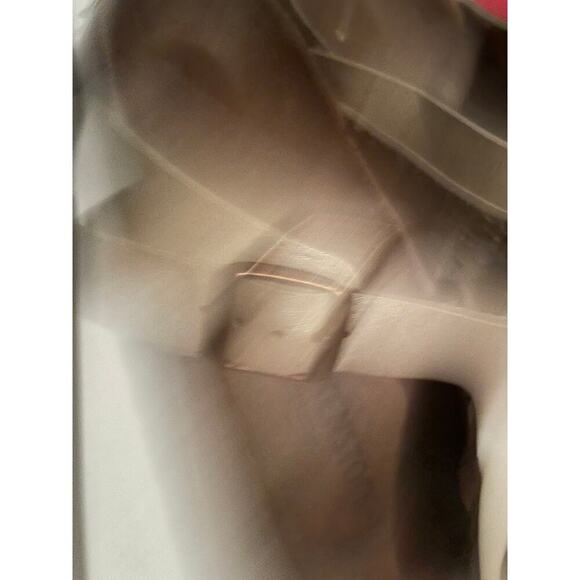 Birkenstock Gizeh Women's Thong Sandals Beige Leather Casual Summer Size 40/9.5 - Picture 3 of 8